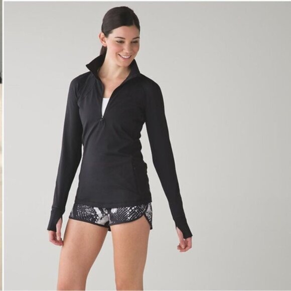 Lululemon *  Speed Shor EUC  Static Mist White Black / Black - Picture 8 of 8